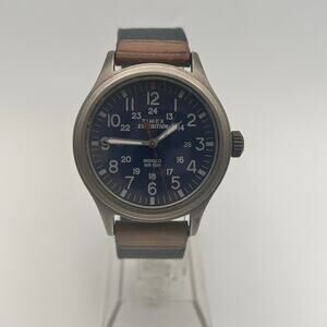 Timex Expedition Blue and Brown Watch
